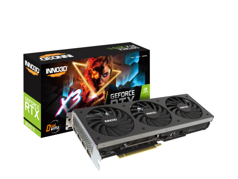 INNO3D GeForce RTX 3070 Ti X3 LHR 8GB GDDR6X